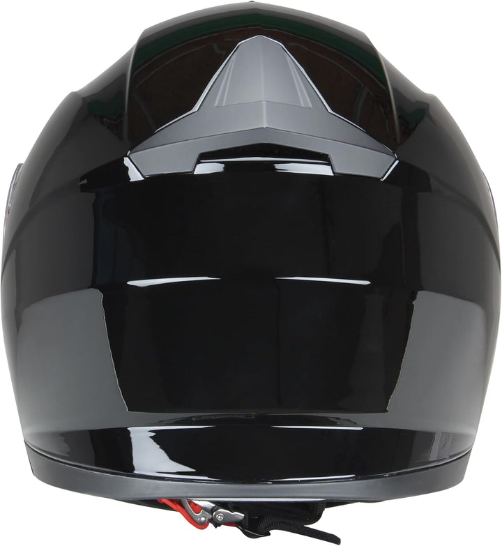 Klapphelm, Integralhelm mit Sonnenvisier von CMX Spacer schwarz glänzen in den Grössen M