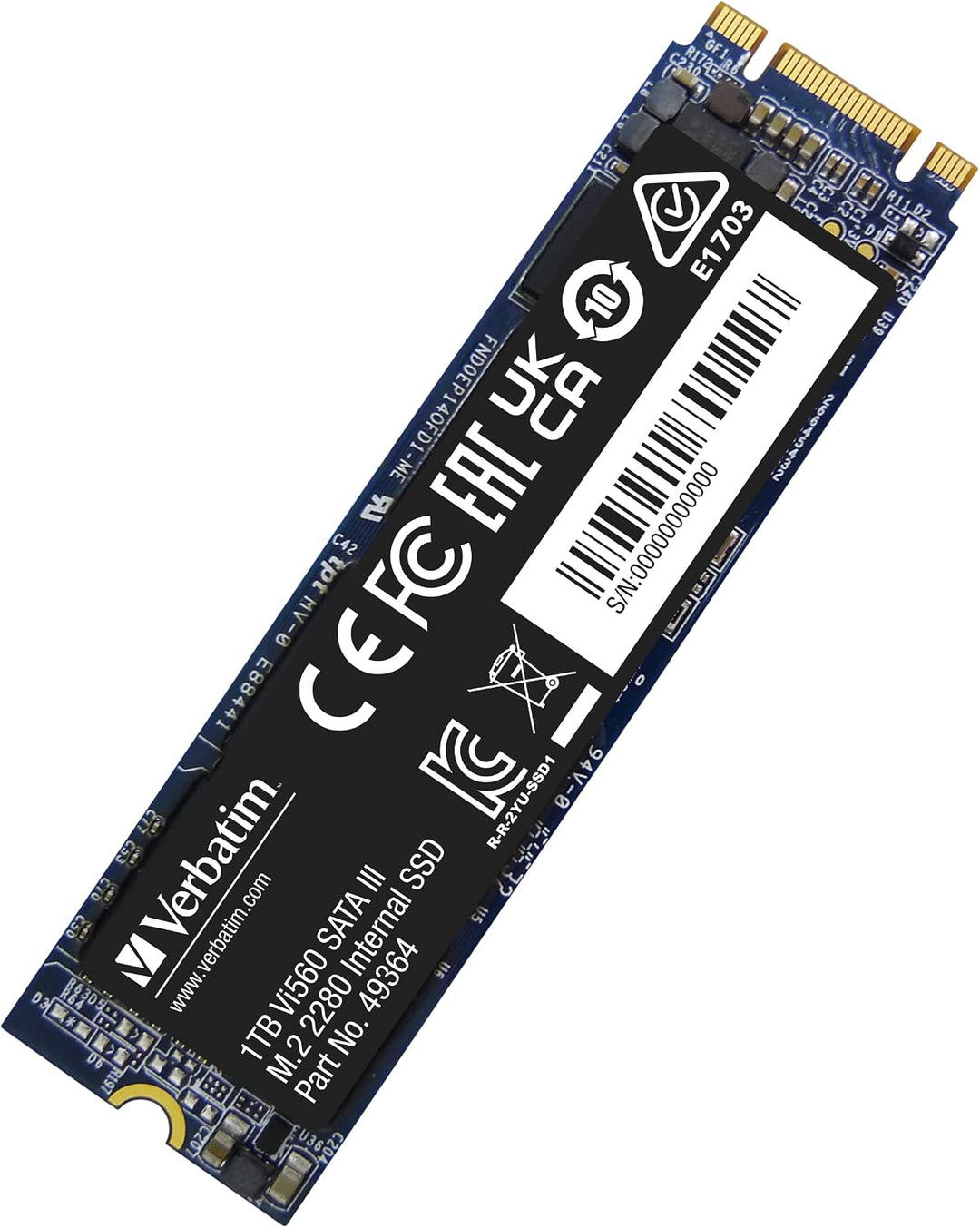 Verbatim Vi560 S3 SSD, internes SSD-Laufwerk mit 1 TB Datenspeicher, Solid State Drive mit SATA III