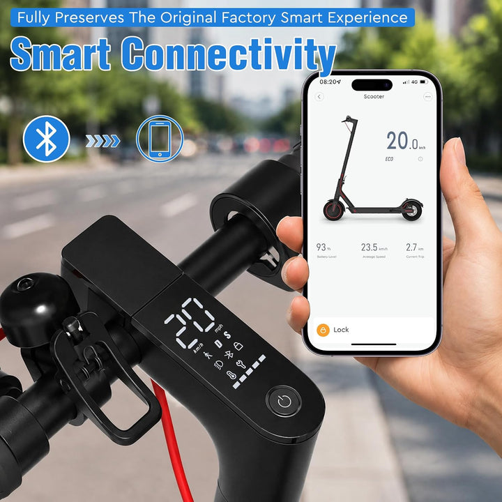 efuturetime E-Scooter Dashboard LED‑Display Nur für Xiaomi M365 1S Pro Pro2