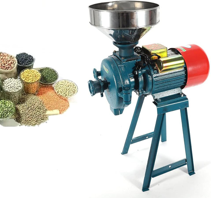 Elektrische Getreidemühle 2200W Schrotmühle Kornmühle Schleifmaschine, 1400RPM, Trocken Kornmühle mi