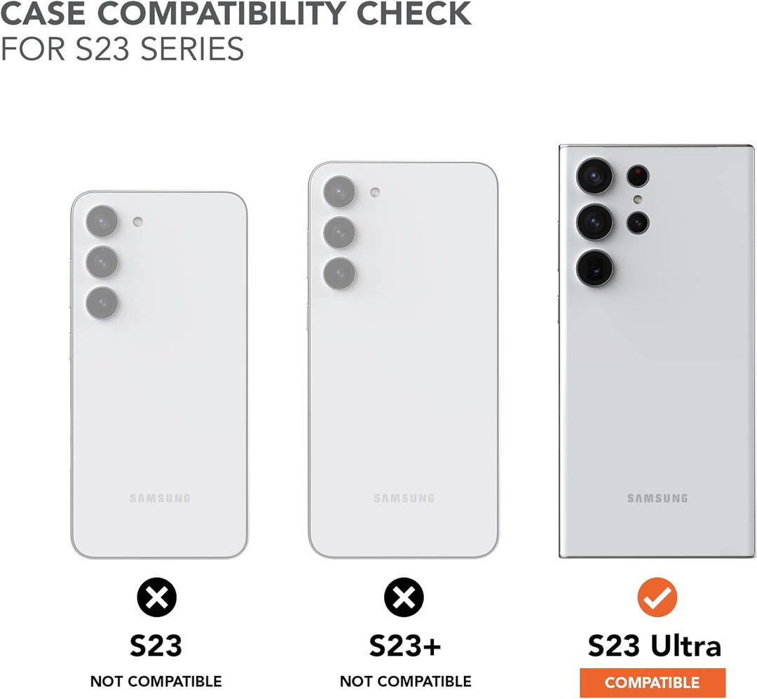 Rokform - Galaxy S23 Ultra Hülle, Rugged Series, Samsung Schutzhülle mit RokLock Twist Lock, Fallget