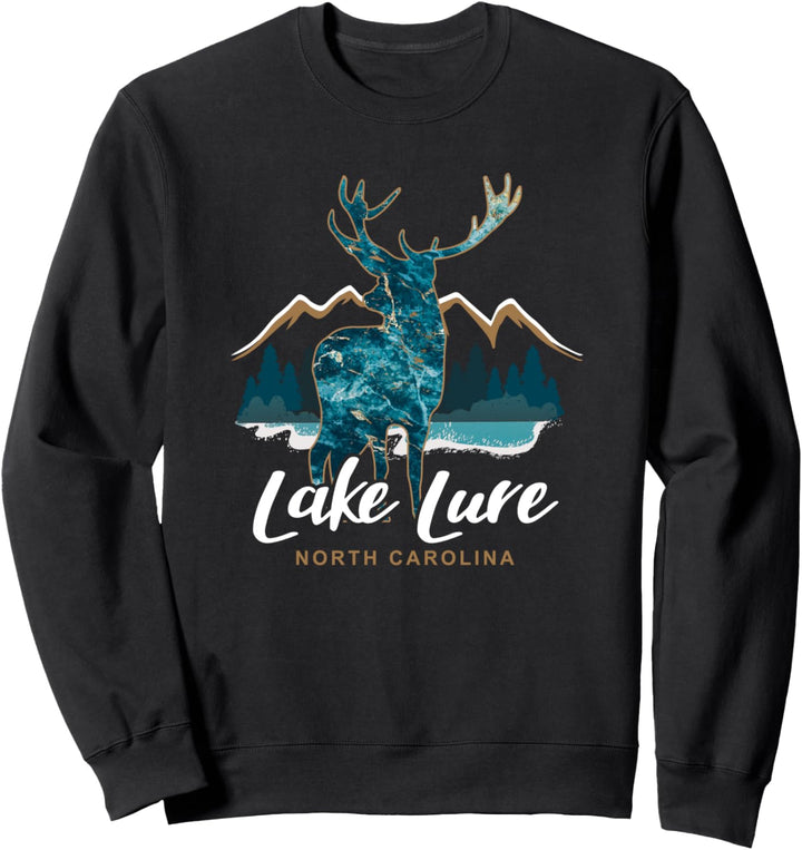 Lake Lure North Carolina USA Elchgebirge Neuheit Souvenir Sweatshirt