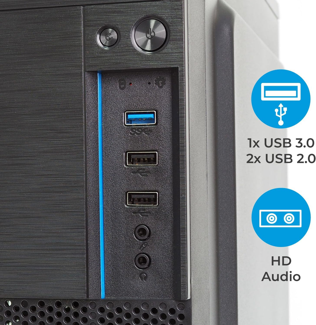 Case Vultech VCO-A1699 Rev 2.1 ATX 1x USB 2.0,2X USB 3.0, ohne Netzteil, Schwarz Ohne Netzteil ATX -