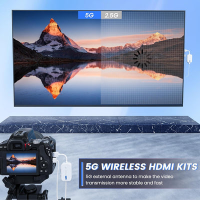 HDMI Wireless Transmitter and Receiver, 98FT/30M HDMI Funkübertragung, HDMI Extender Kit Übertragen