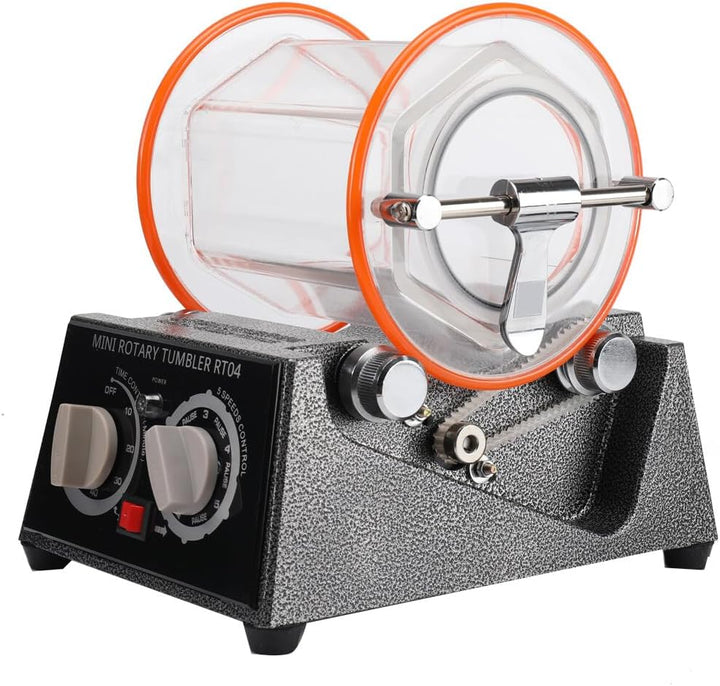 3KG Poliertrommel Poliermaschine Schmuck polieren Maschine Rotary Tumbler Schmuckpolier Poliertromme