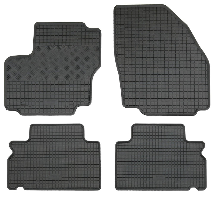 Gummi Fussmatten Set, 4teilig, Gummifussmatten Gummimatten Matten