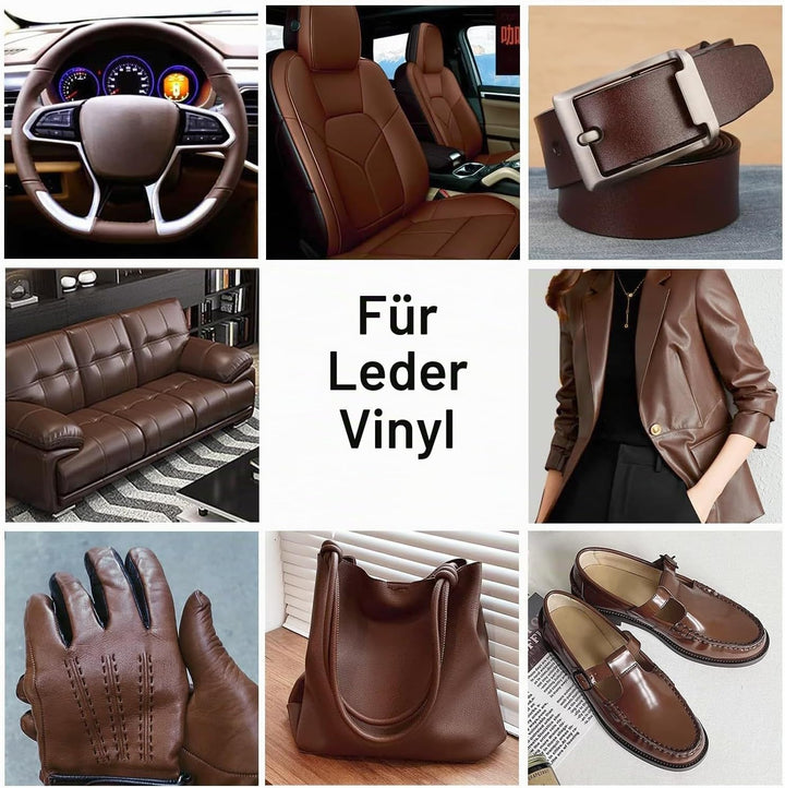 Leder Reparatur Set Schwarz, Lederpflege Für Ledercouch, Für Vinyl Möbel, Sofa, Autositze, Schuhe Fü