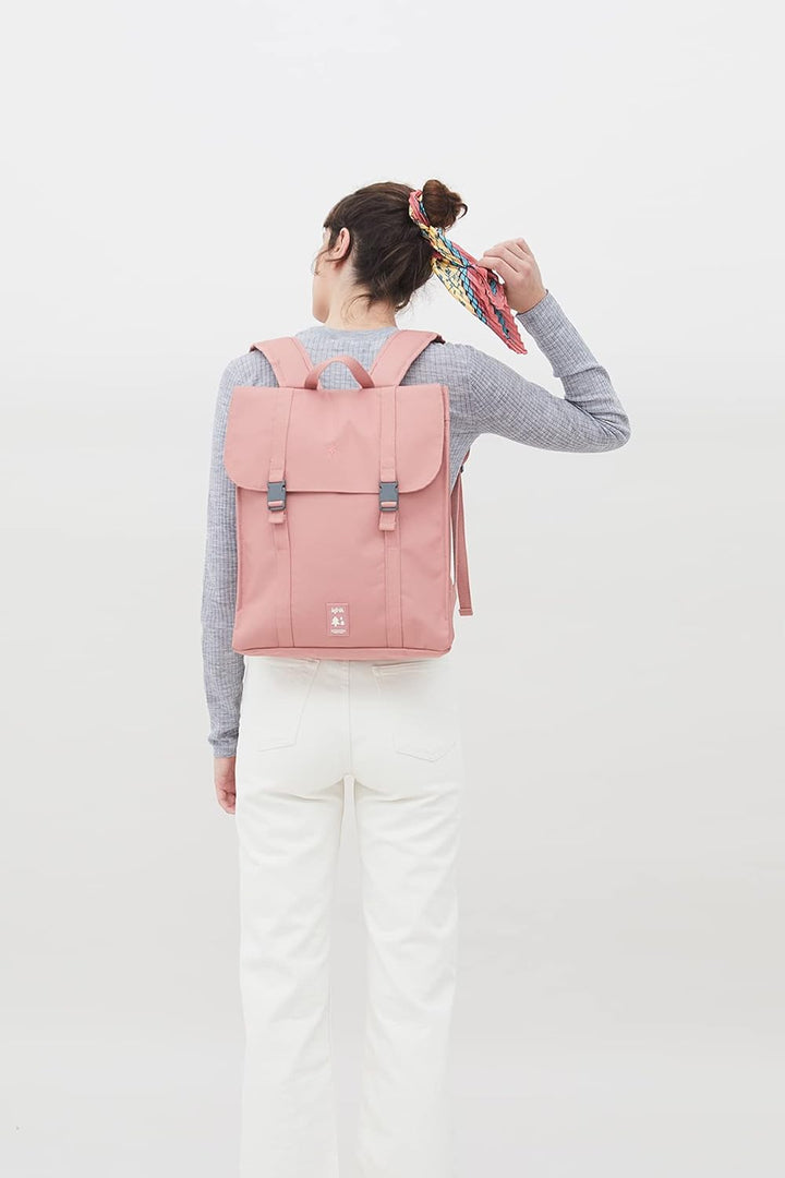Lefrik - Praktischer Laptoprucksack Handy - Rucksack aus 100 % recycelter Stoff - Eco Friendly - Für