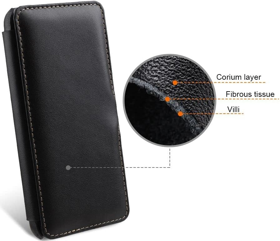 STILGUT Book Case kompatibel mit Samsung Galaxy S23 Plus Hülle aus Leder mit Clip-Verschluss, Lederh