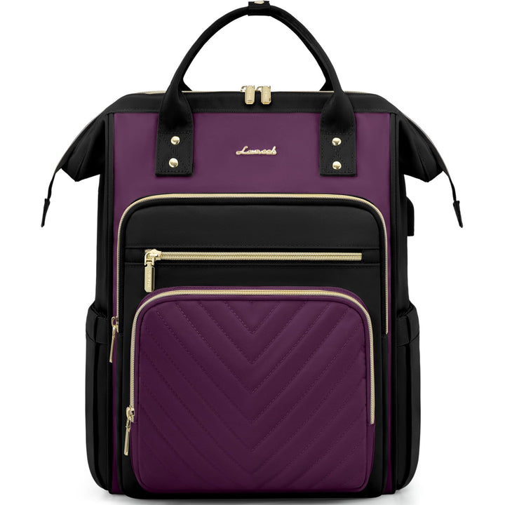 LOVEVOOK Rucksack Damen, 15,6 Zoll Wasserdicht Laptop Schulrucksack mit Laptopfach, Reiserucksack Ta