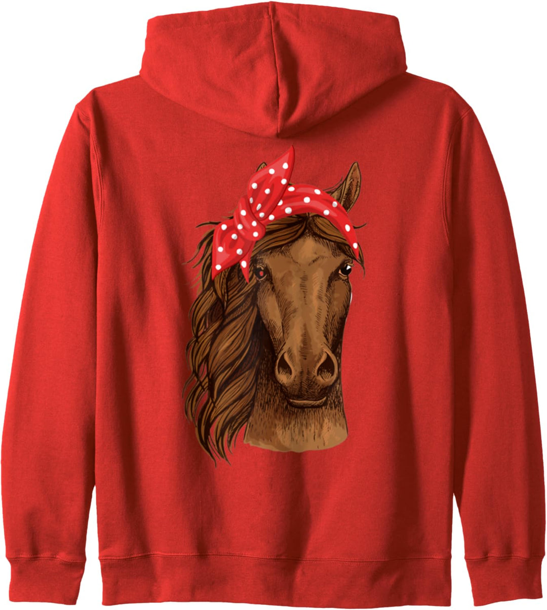 Pferd mit Kopftuch Shirt Pferd Liebe, reiten Mädchen Pferde Kapuzenjacke