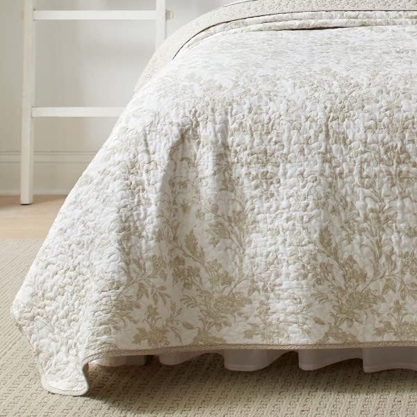 Laura Ashley Home – Bettwäsche-Set für Doppelbett, Baumwolle, wendbar, mit passendem Kissenbezug, He