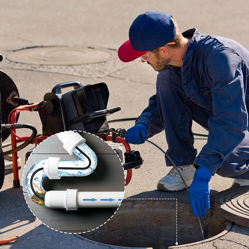 Monave 10m Rohrreinigungsschlauch für Kärcher/Bosch/Lavor, Rohrreinigungsspirale, Abflussreiniger, R