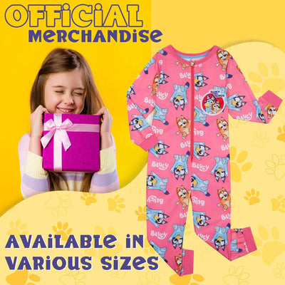 BlueY Mädchen Jumpsuit mit Bündchen an Ärmeln und Knöcheln, Warmer Schlafanzug Kinder, Kinder, 18-24