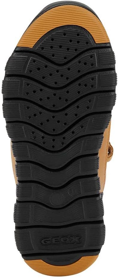 Geox Herren J Xunday Boy A Stiefeletten, Dk Yellow Red