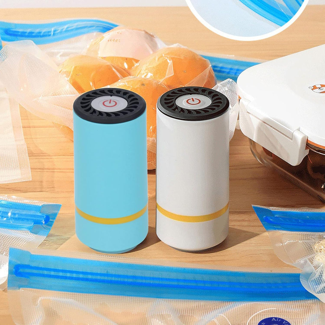 Asixxsix Handvakuumierer, Automatisches Vakuum-Lebensmittelversiegelungsgerät, Tragbares Kabelloses