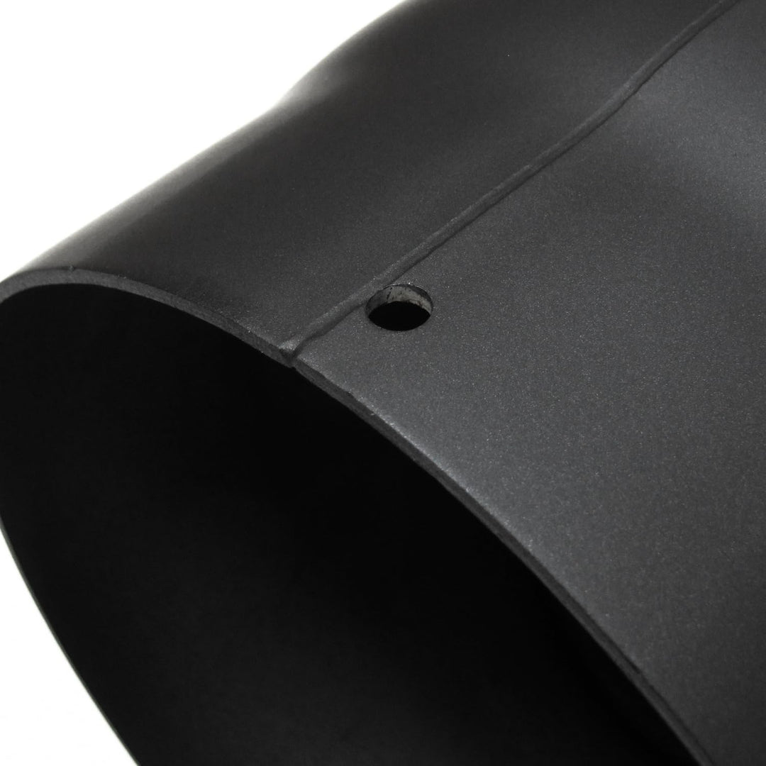 raik SH083-150-sw Raik Rauchrohrbogen/Ofenrohr 150mm - 90° zweiteilig mit Reinigungsöffnung