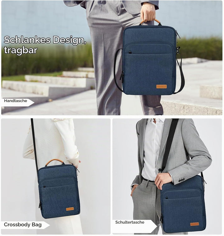 Dadanism 9-11 Zoll Tablet Tasche Schultertasche für iPad Pro/Air 11", iPad (A16) 11", i-Pad 10. Gen