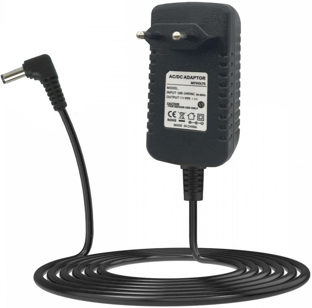 MyVolts 12V EU-Netzteil kompatibel mit TC-Helicon GoXLR Vocal Effects Processor - mit Verlängerungsk