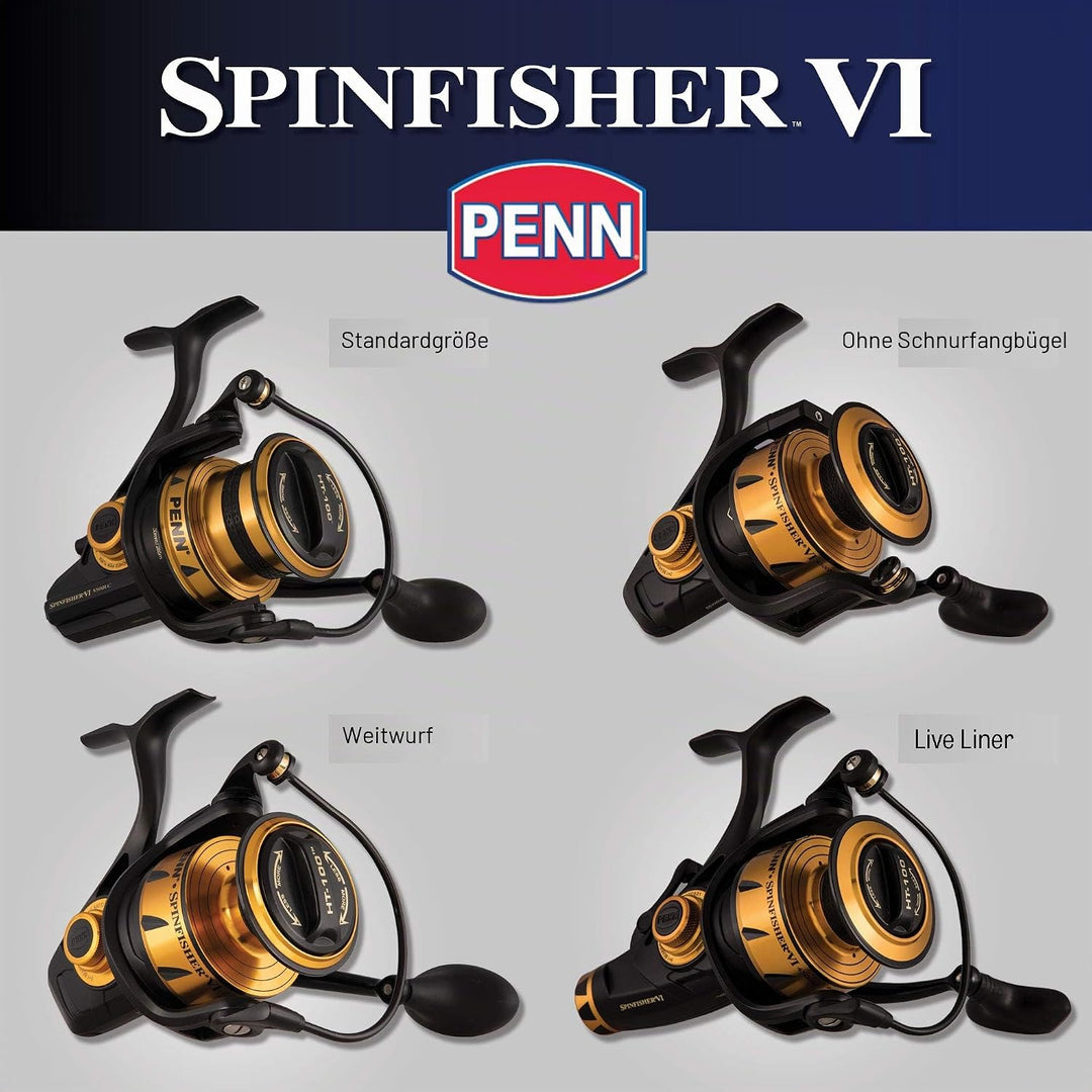 PENN Spinfisher VI Spinnrolle 3500 Spinnrollen