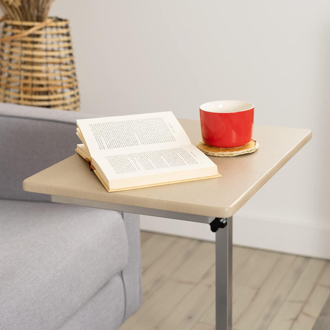 MEUBLE COSY Laptoptisch Höhenverstellbar mit Rollen Laptopständer Beistelltisch Sofatisch Nachttisch