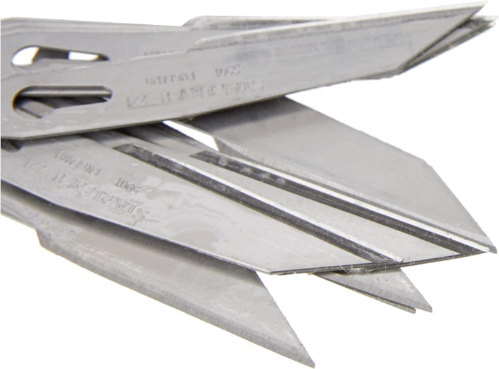 Stanley Spezial-Klinge 5901 1-11-221 (Ersatzklinge mit gerader Schneide, 60mm Länge, 50er Box), 60mm