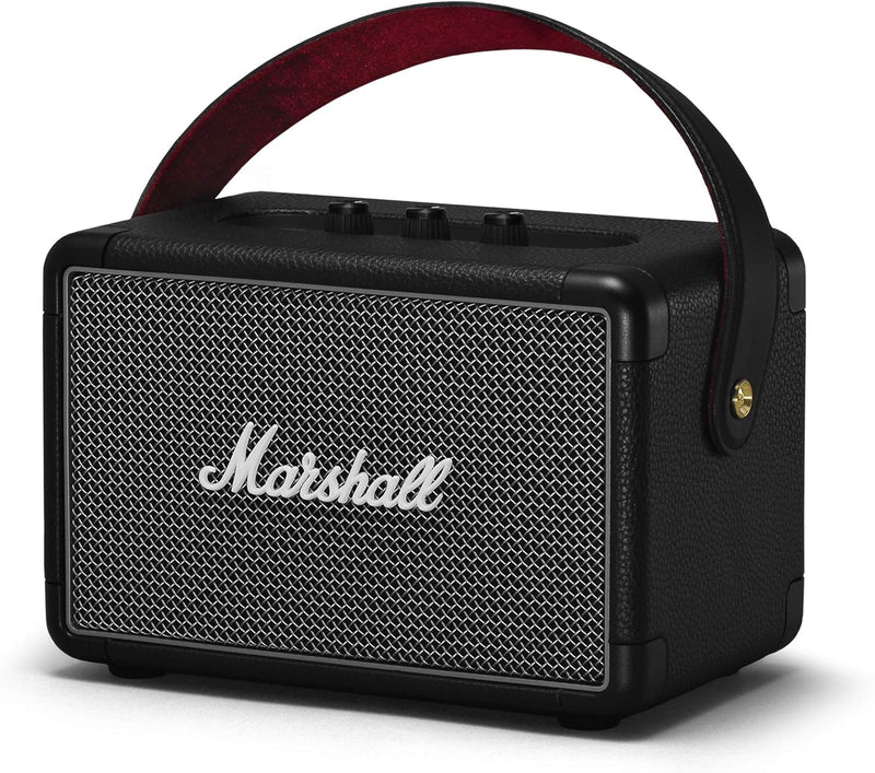 Marshall Kilburn II Bluetooth Tragbarer Lautsprecher, Kabelloser, Wasserabweisend - Schwarz, EU Schw