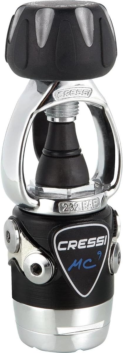 Cressi MC9-SC /Compact Pro Regulator - Erwachsene Atemregler SC in der Version INT oder DIN 300, INT