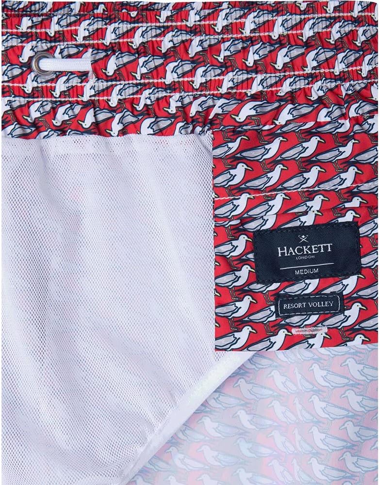 Hackett London Herren Shorts Seagulls L 2fnracing Red, L 2fnracing Red