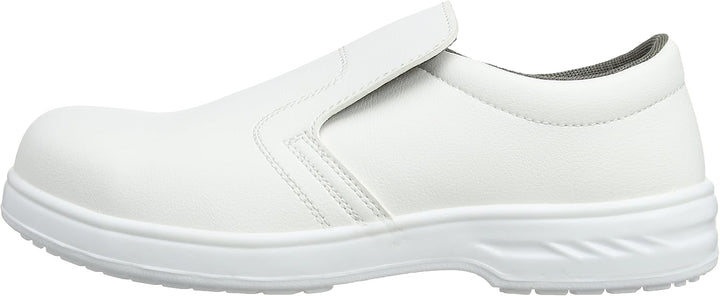 Portwest Steelite Sicherheitsslipper S2, Grösse: 48, Farbe: Weiss, FW81WHR48 48 EU Weiss, 48 EU Weis