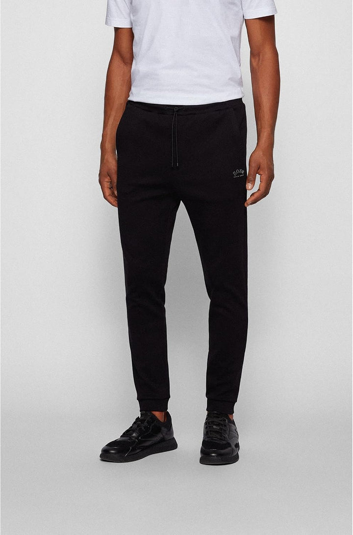 BOSS Herren Hadiko Curved Jogging Hose, Black001