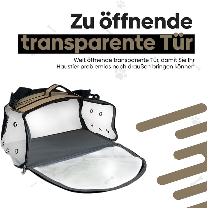 EVE Textile Hunde Tragetasche | Katzen Tragetasche | Hundetasche | Katzentasche | Hunde Umhängetasch