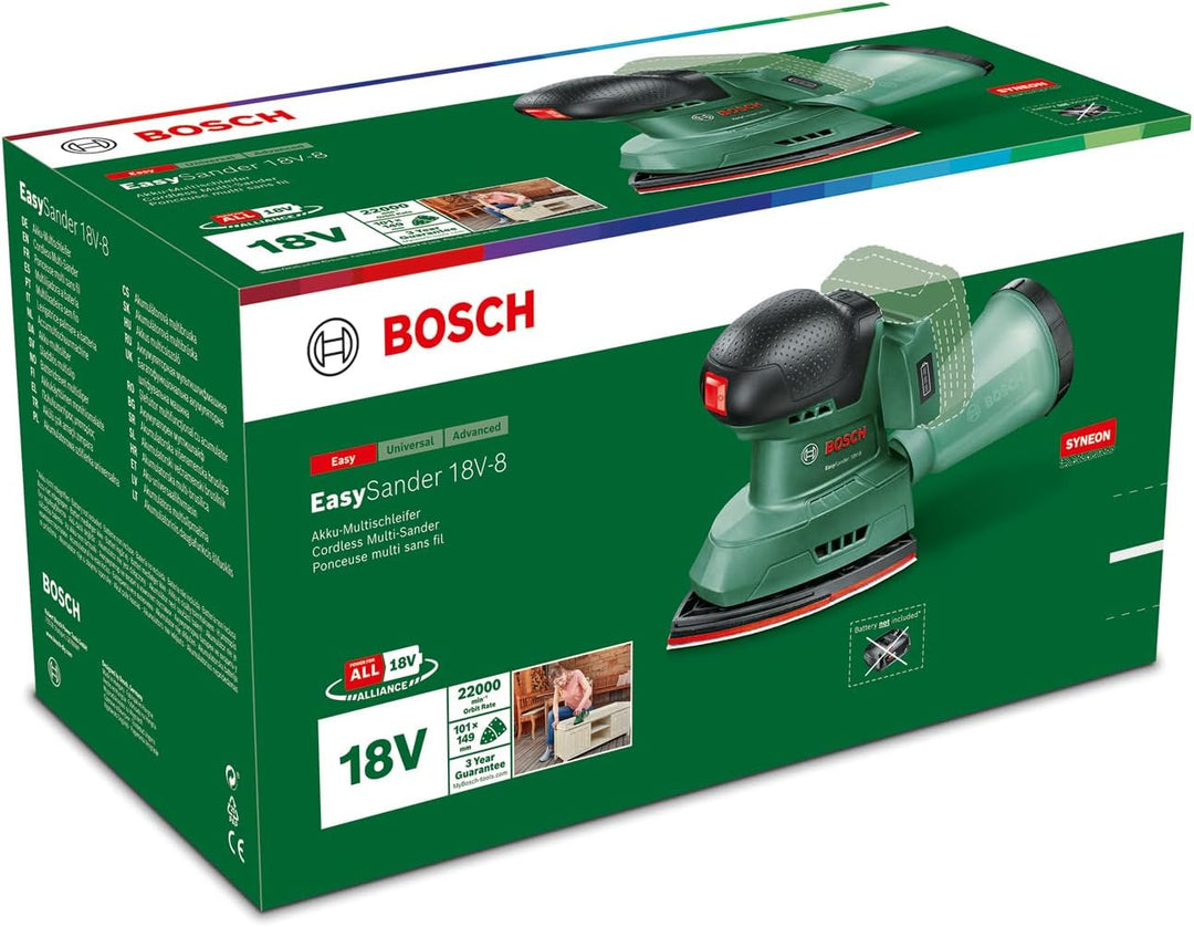 Bosch Home and Garden Bosch Akku-Multischleifer EasySander 18V-8 (Ohne Akku; 18 Volt System; für die