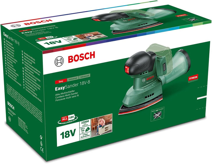 Bosch Home and Garden Bosch Akku-Multischleifer EasySander 18V-8 (Ohne Akku; 18 Volt System; für die