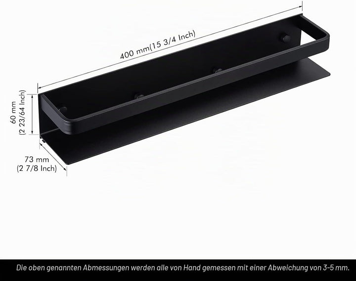 KES Gewürzregal Wand Gewürzhalter Gewürz Organizer Küche Gewürz Aufbewahrung Küchenregal Gewürze 40