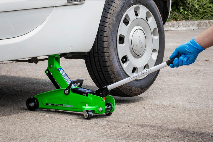 Sealey 1050CXDHV Wagenheber mit Aufbewahrungskoffer, kurzes Fahrgestell, hohe Sichtbarkeit, 2 Tonnen