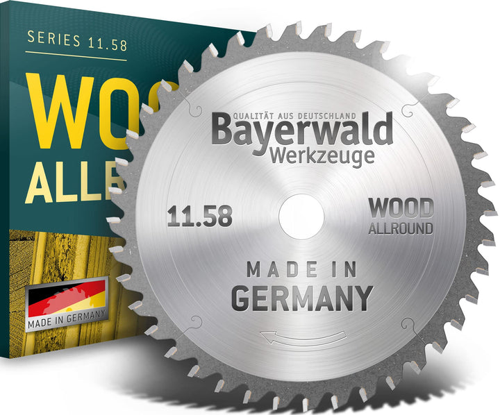 Bayerwald - HM Kreissägeblatt für Holz - Ø 250 mm x 3.0 mm x 32 mm | WZ negativ (48 Zähne) | für Kap
