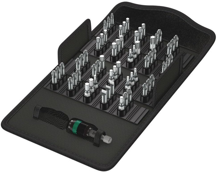Wera Bit-Sortiment, Bit-Safe 61 Universal 1, 60-teilig, 05057122001