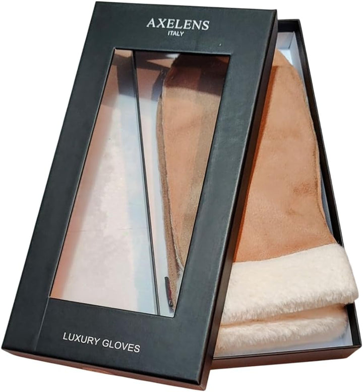 AXELENS Fäustlinge Winterhandschuhe Damen Beige, Beige