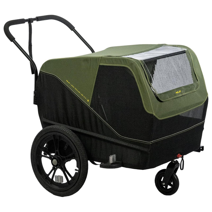 XLC Hundeanhänger Dog Medium BS-C12 16" Moosgrün 25kg, 3092004010