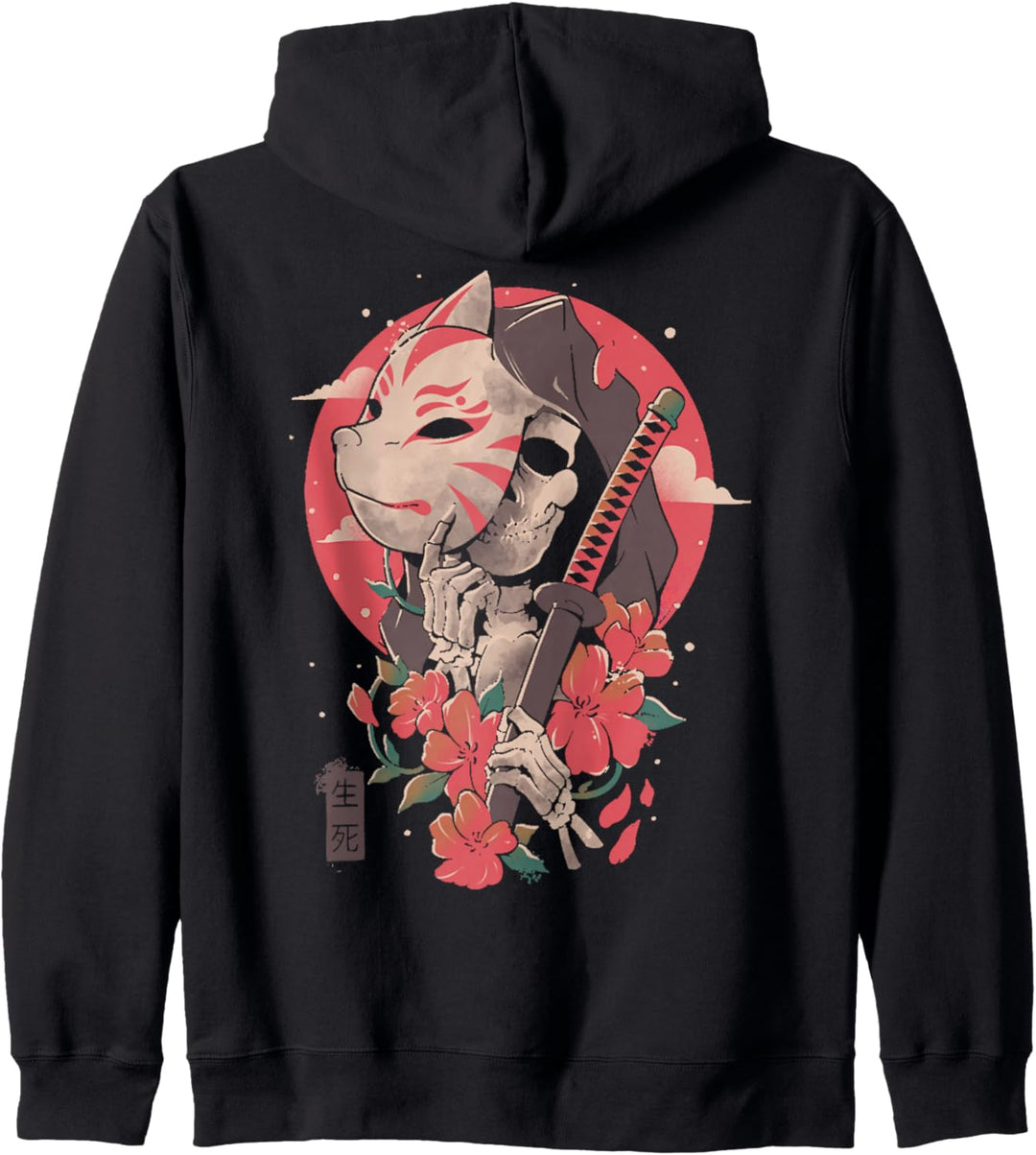 Reaper Kitsune – Edgy Aesthetic Streetwear Kapuzenjacke
