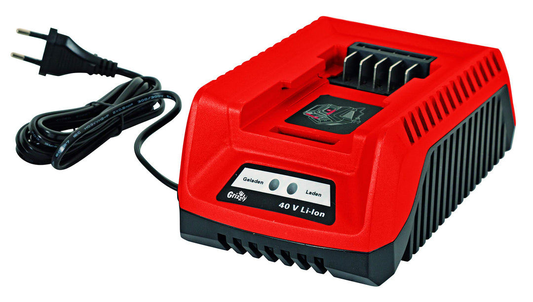 Grizzly Tools Schnellladegerät 40V, 1,25h, passend zum Rasentrimmer ART 4032