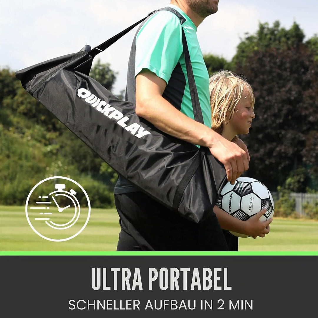 QuickPlay Sport Limited Rebounder Rückprallwand Spot 2.1 x 2.1M ( 7x7f) Schwarz, 2.1 x 2.1M ( 7x7f)