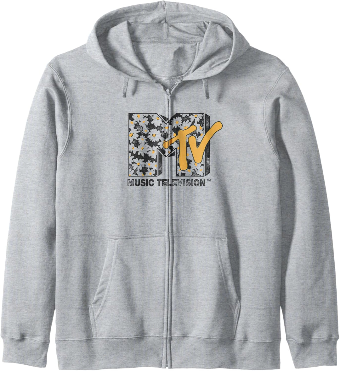 MTV Daisy Distressed Logo Kapuzenjacke