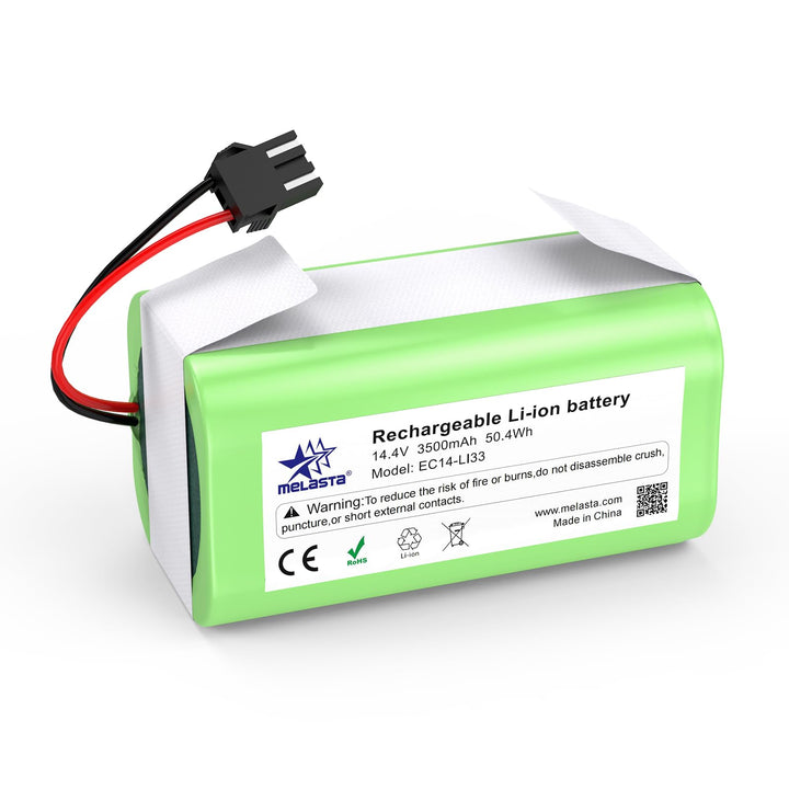 MELASTA 14,4 V 3500 mAh Li-Ionen Ersatz Akku für Tesvor X500, Eufy RoboVac 11, 11S, 11S MAX, 30, 30C