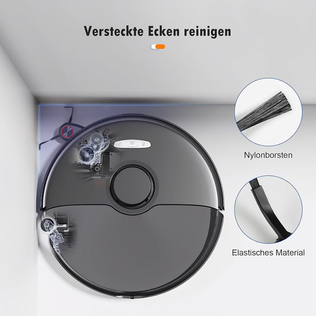 26 Stück Zubehör für Roborock S8 MaxV Ultra Saugroboter, 2 Hauptbürste 4 Staubbeutel 4 Wischtücher 4