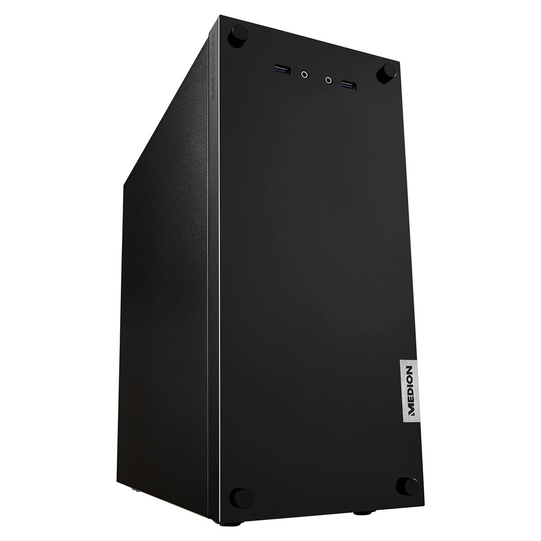 MEDION E42028 Desktop PC (Intel Core i3-12100, 8GB DDR4 RAM, 512GB SSD, WLAN, Win 11 Home)
