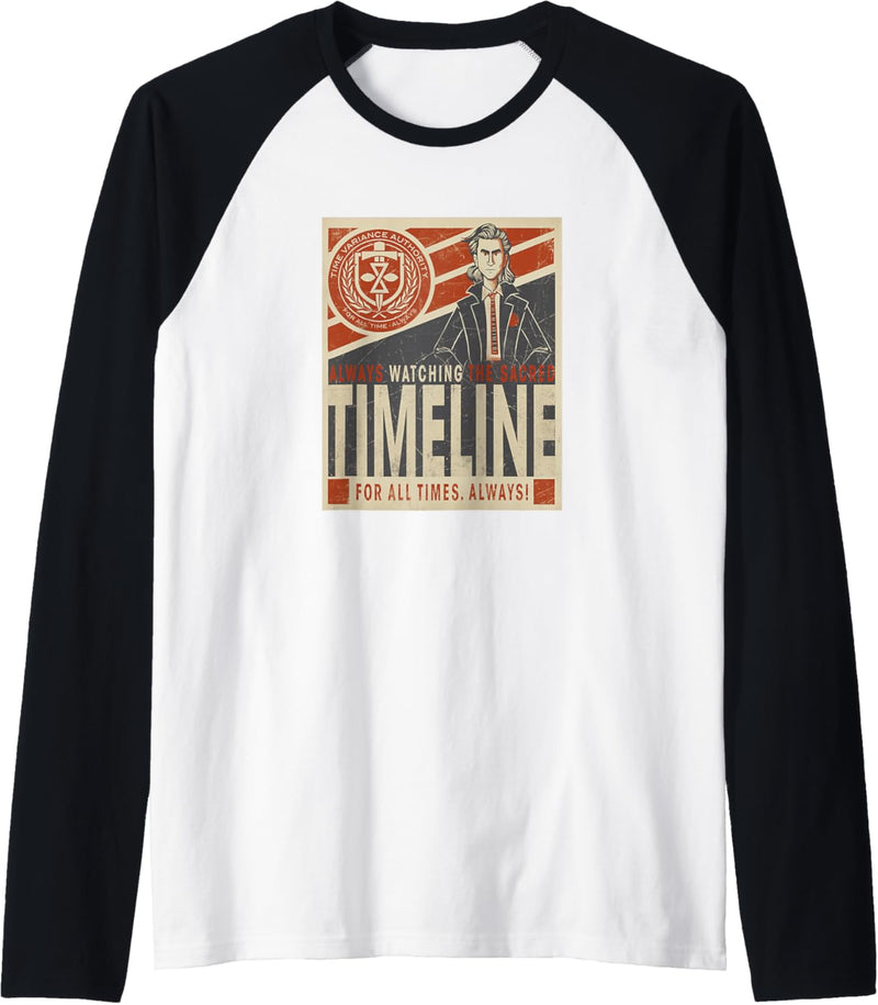 Marvel Loki TVA Always Watching The Sacred Timeline Raglan