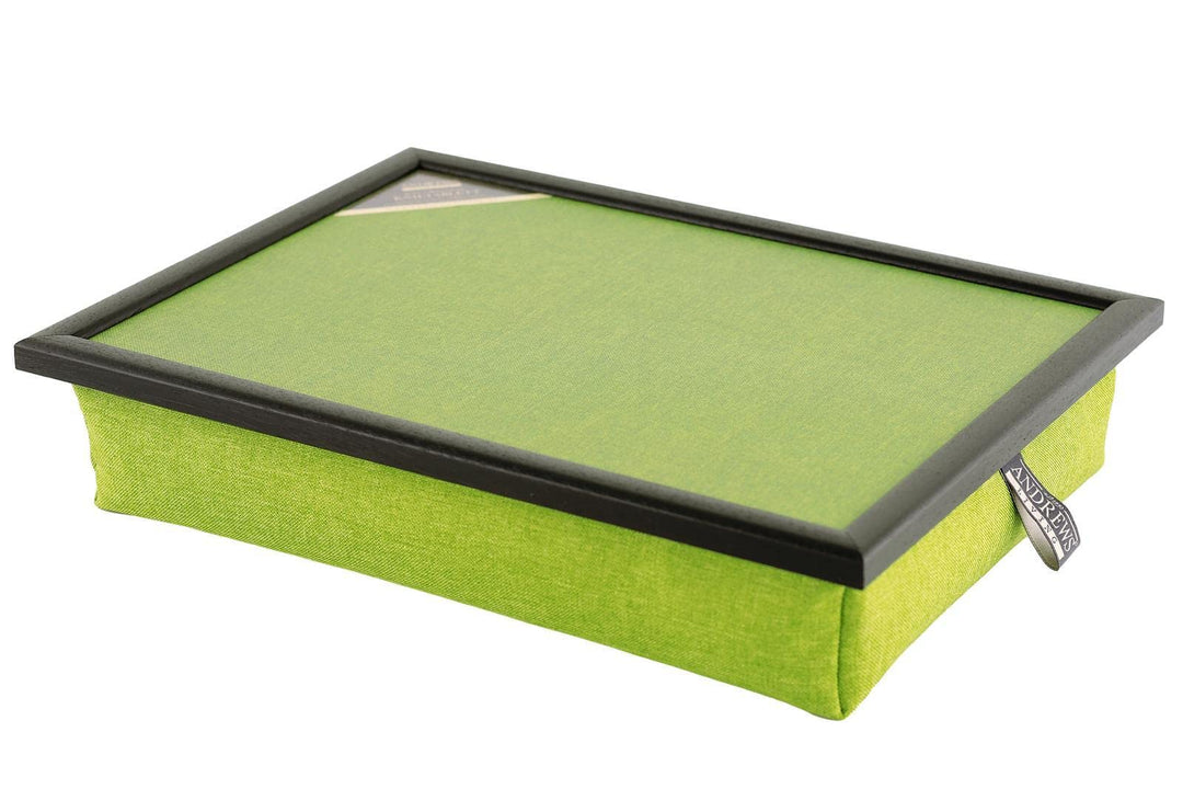 Knietablett mit Kissen – Laptopkissen für Sofa & Bett (Grün), Grün