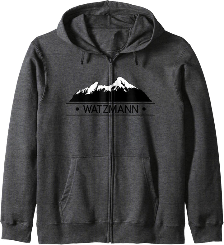 Watzmann Berg Berge Wandern Bergsteigen Alpen Geschenk Kapuzenjacke